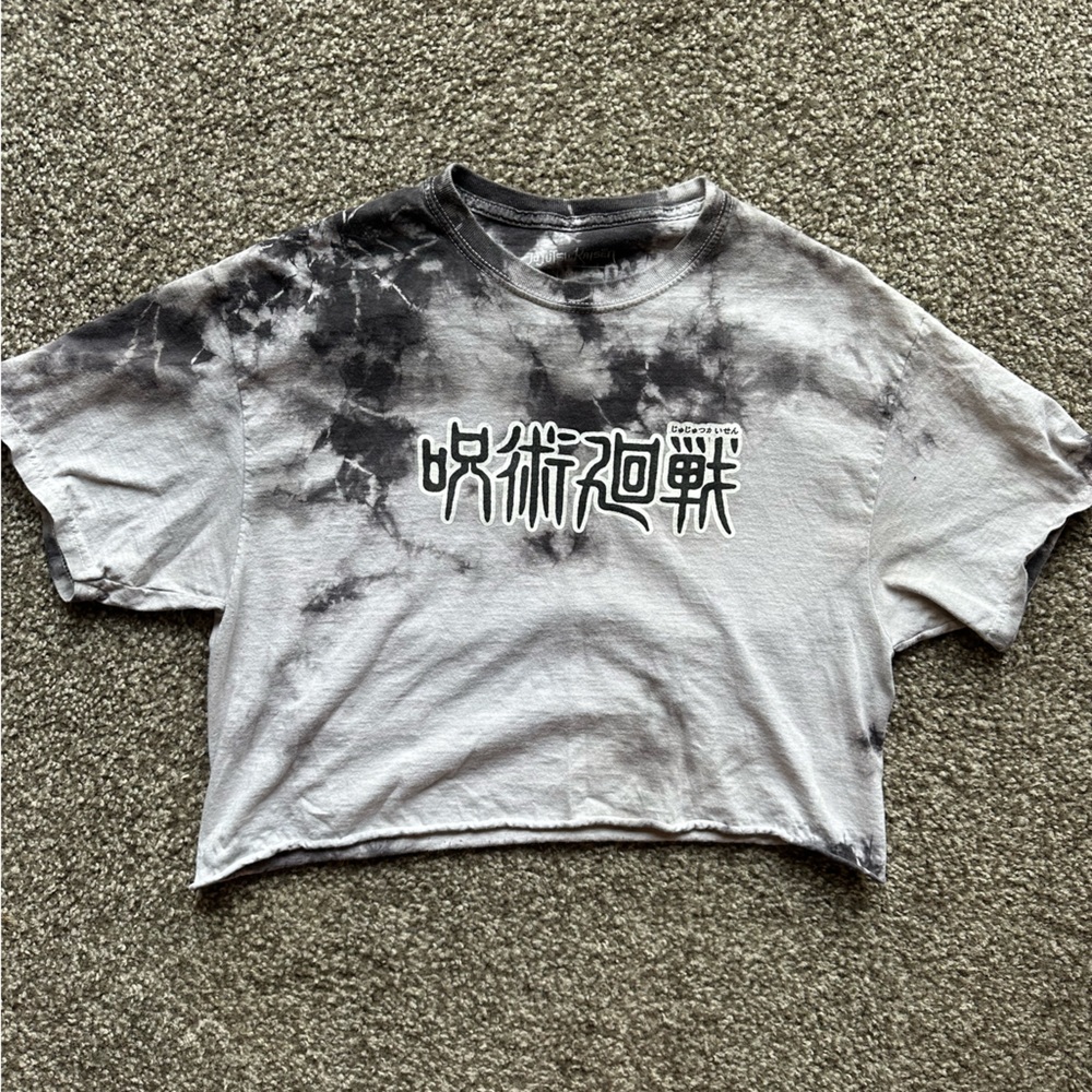 Jujutsu Kaisen Tie-Dye Crop Top